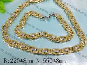 Fashion ss Jewelry Set - KS5683-H