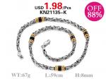 Loss Promotion Stainless Steel Jewelry Necklaces Weekly Special - KN21135-K