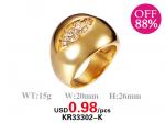 Loss Promotion Stainless Steel Jewelry Ring Weekly Special - KR33302-K