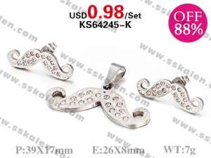 Loss Promotion Stainless Steel Jewelry Sets Weekly Special - KS64245-K