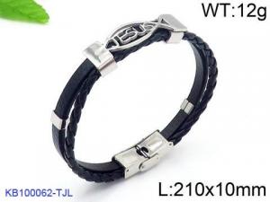 Leather Bracelet - KB100062-TJL