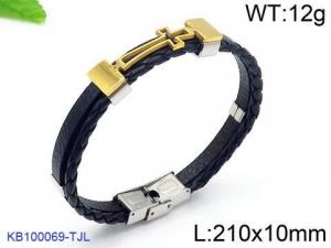 Leather Bracelet - KB100069-TJL