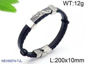 Leather Bracelet - KB100074-TJL