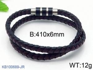Leather Bracelet - KB100689-JR
