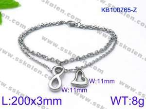 Stainless Steel Bracelet(women) - KB100765-Z