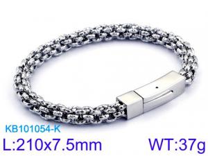Stainless Steel Bracelet(Men) - KB101054-K