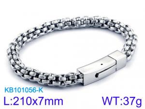 Stainless Steel Bracelet(Men) - KB101056-K