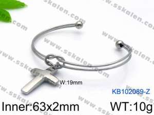 Stainless Steel Bangle - KB102089-Z