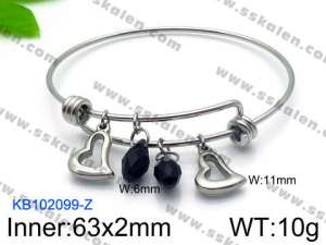 Stainless Steel Bangle - KB102099-Z
