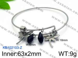 Stainless Steel Bangle - KB102103-Z