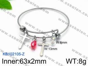 Stainless Steel Bangle - KB102105-Z