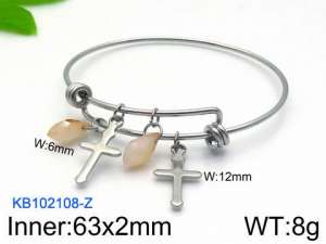 Stainless Steel Bangle - KB102108-Z