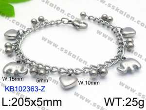 Stainless Steel Bracelet(women) - KB102363-Z