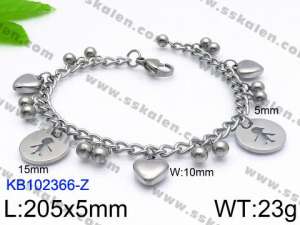 Stainless Steel Bracelet(women) - KB102366-Z