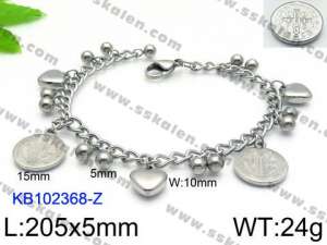 Stainless Steel Bracelet(women) - KB102368-Z