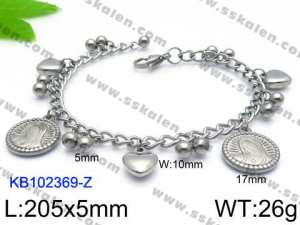 Stainless Steel Bracelet(women) - KB102369-Z