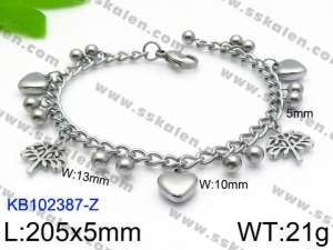 Stainless Steel Bracelet(women) - KB102387-Z