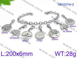 Stainless Steel Bracelet(women) - KB103734-Z