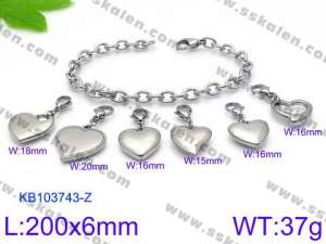 Stainless Steel Bracelet(women) - KB103743-Z