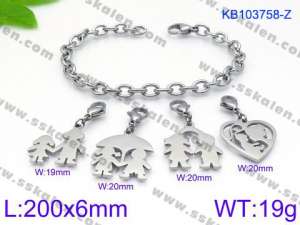 Stainless Steel Bracelet(women) - KB103758-Z