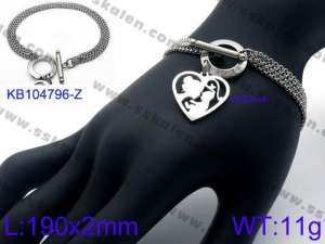 Stainless Steel Bracelet(women) - KB104796-Z