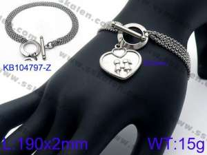 Stainless Steel Bracelet(women) - KB104797-Z