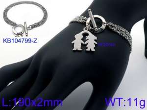 Stainless Steel Bracelet(women) - KB104799-Z