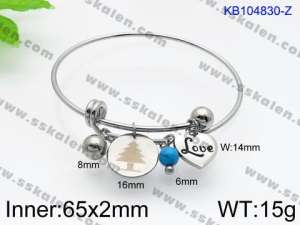 Stainless Steel Bangle - KB104830-Z