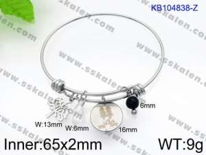 Stainless Steel Bangle - KB104838-Z