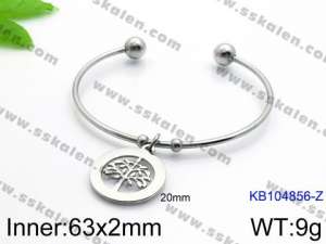 Stainless Steel Bangle - KB104856-Z