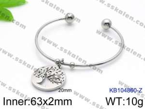 Stainless Steel Bangle - KB104860-Z