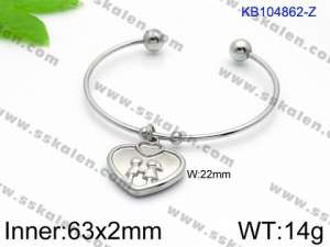 Stainless Steel Bangle - KB104862-Z