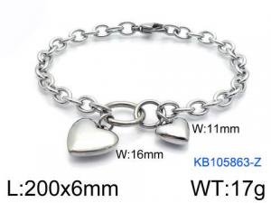 Stainless Steel Bracelet(women) - KB105863-Z