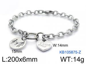 Stainless Steel Bracelet(women) - KB105875-Z
