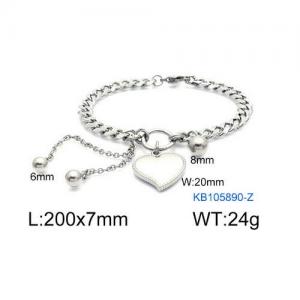 Stainless Steel Bracelet(women - KB105890-Z
