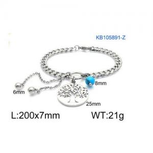Stainless Steel Bracelet(women - KB105891-Z