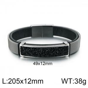 Stainless Steel Special Bracelet - KB107008-K