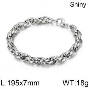 Stainless Steel Bracelet(Men) - KB107529-Z