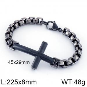 Stainless Steel Bracelet(Men) - KB108649-K