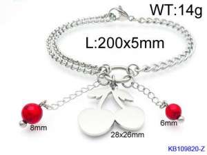 Stainless Steel Bracelet(women) - KB109820-Z