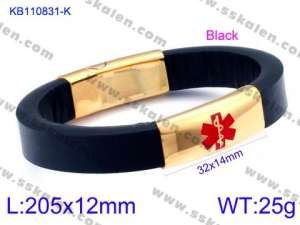 Leather Bracelet - KB110831-K