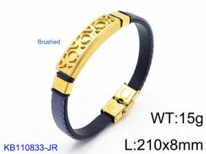 Leather Bracelet - KB110833-JR
