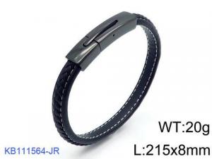 Leather Bracelet - KB111564-JR