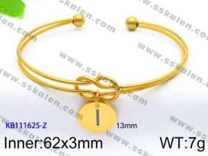 Stainless Steel Gold-plating Bangle - KB111625-Z