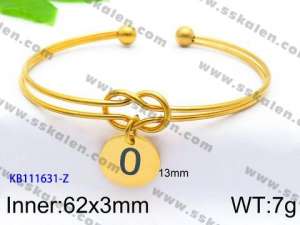 Stainless Steel Gold-plating Bangle - KB111631-Z