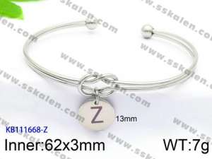Stainless Steel Bangle - KB111668-Z
