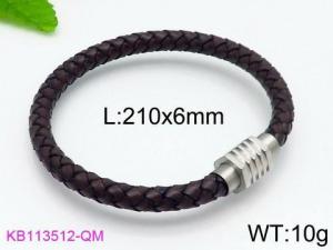 Leather Bracelet - KB113512-QM