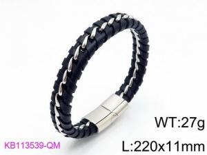 Leather Bracelet - KB113539-QM