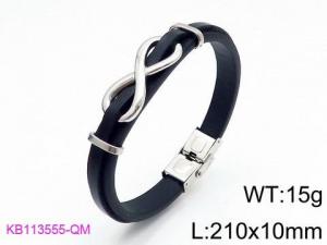 Leather Bracelet - KB113555-QM
