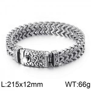 Stainless Steel Bracelet(Men) - KB113828-BD